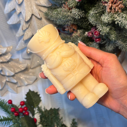 Nutcracker Candle – Handcrafted Holiday Classic in Sculpted Wax